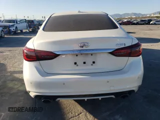2019 Infiniti Q50 RED SPORT 400 with VIN JN1FV7AP8KM760210, listed as a Copart auction lot 47057515 with 83,924 mi miles and Salvage Title. Bid and sale history available at carsss.com. Image 6.