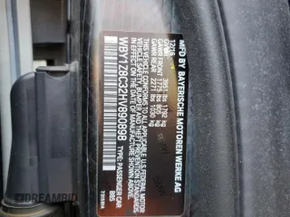 2017 BMW i3 z VIN WBY1Z8C32HV890898, wystawiony jako Copart lot #57968095 z przebiegiem 76 806 mil mil oraz Szkody całkowita. Historia ofert i sprzedaży dostępna na DreamBid. Obrazek 13.
