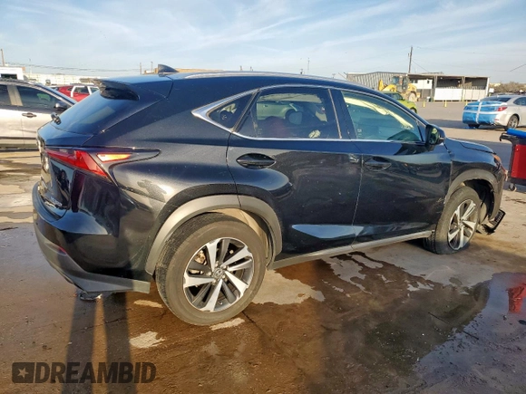 2021 Lexus NX 300 with VIN JTJGARBZ2M2187826, listed as a Copart auction lot 49470275 with 118,294 mi miles and Salvage title. Bid and sale history available at DreamBid. Image 3.