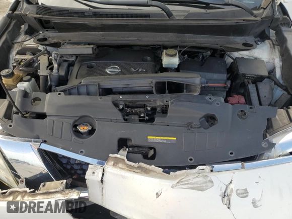 2016 Nissan Pathfinder Platinum with VIN 5N1AR2MN9GC618854, listed as a Copart auction lot 79356124 with 106,784 mi miles and Salvage Title. Bid and sale history available at carsss.com. Image 13.