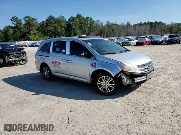 2012 Honda Odyssey EX-L with VIN 5FNRL5H61CB091175, listed as a Copart auction lot 80116294 with 315,023 mi miles and Salvage Title. Bid and sale history available at carsss.com. Image 12.