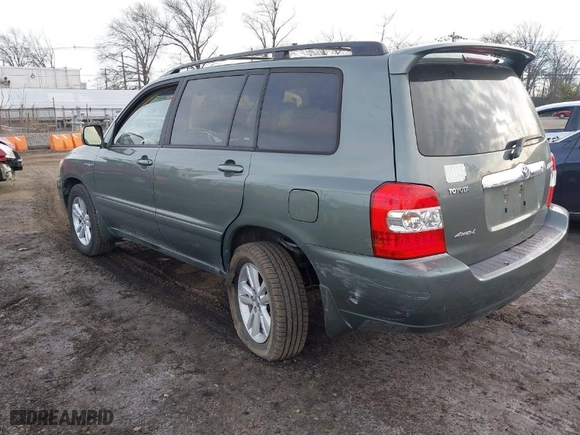 2007 Toyota Highlander Hybrid with VIN JTEHW21A170043868, listed as a IAAI auction lot 41679643 with 213,509 mi miles. Bid and sale history available at carsss.com. Image 6.