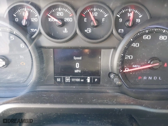 2019 Chevrolet Silverado 1500 Work Truck with VIN 1GCRYAEF2KZ370481, listed as a IAAI auction lot 41594979 with 111,100 mi miles. Bid and sale history available at carsss.com. Image 15.