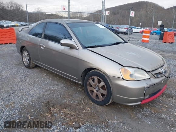 2003 Honda Civic EX with VIN 1HGEM21913L016845, listed as a IAAI auction lot 41713992 with 232,888 mi miles. Bid and sale history available at carsss.com. Image 1.