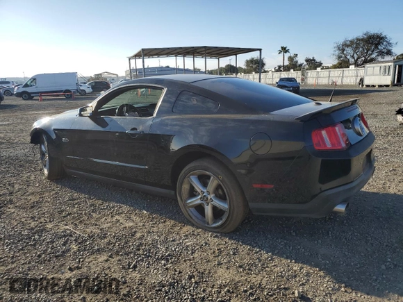 2011 Ford Mustang GT with VIN 1ZVBP8CF8B5103737, listed as a Copart auction lot 43782175 with 142,068 mi miles and Salvage Title. Bid and sale history available at carsss.com. Image 2.
