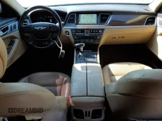 2018 Genesis G80 3.8L with VIN KMHGN4JE8JU262985, listed as a Copart auction lot 71065164 with 69,009 mi miles and Salvage Title. Bid and sale history available at carsss.com. Image 8.