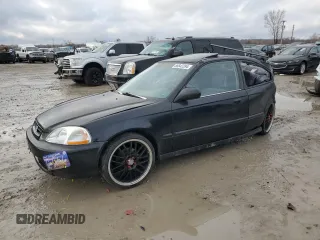 1996 Honda Civic EX z VIN 1HGEJ8149TL000909, wystawiony jako Copart lot #86642394 z przebiegiem 178 900 mil mil oraz Szkoda całkowita • Salvage title. Historia ofert i sprzedaży dostępna na DreamBid. Obrazek 1.