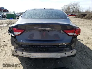 2015 Chrysler 200 C with VIN 1C3CCCCG9FN513908, listed as a Copart auction lot 50049225 with 135,742 mi miles and Salvage Title. Bid and sale history available at carsss.com. Image 6.