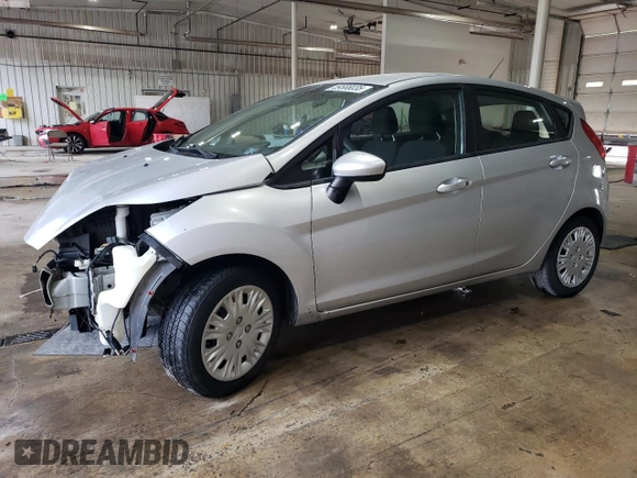 2018 Ford Fiesta S with VIN 3FADP4TJ0JM109233, listed as a Copart auction lot 59588035 with 63,813 mi miles and Salvage title. Bid and sale history available at DreamBid. Image 1.