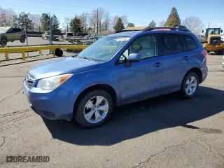 2015 Subaru Forester 2.5i Premium with VIN JF2SJADC4FH430089, listed as a Copart auction lot 50406945 with 128,848 mi miles and Salvage Title. Bid and sale history available at carsss.com. Image 1.