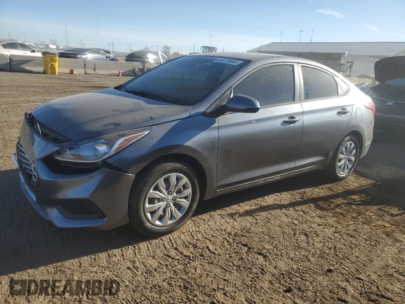 2019 Hyundai Accent SE with VIN 3KPC24A32KE080144, listed as a Copart auction lot 50579045 with 104,058 mi miles and Salvage Title. Bid and sale history available at carsss.com. Image 1.