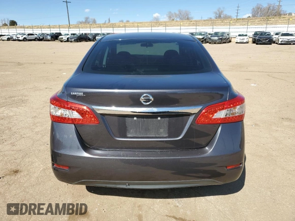 2014 Nissan Sentra SV with VIN 1N4AB7AP3EN855147, listed as a Copart auction lot 49116175 with 153,345 mi miles and Salvage Title. Bid and sale history available at DreamBid. Image 6.