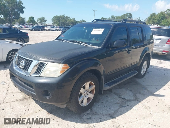 2008 Nissan Pathfinder LE with VIN 5N1AR18U48C654786, listed as a IAAI auction lot 42594509 with 181,691 mi miles and . Bid and sale history available at DreamBid. Image 2.