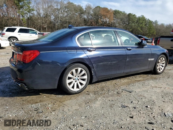 2011 BMW 7 Series 750Li with VIN WBAKB8C54BC852293, listed as a Copart auction lot 45215695 with 179,986 mi miles and Salvage title. Bid and sale history available at DreamBid. Image 3.