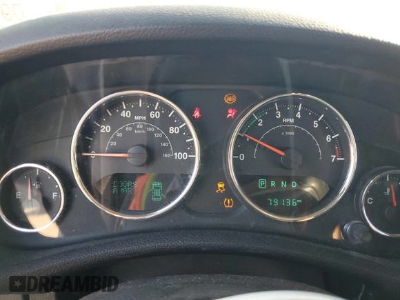 2018 Jeep Wrangler JK Unlimited Sport S with VIN 1C4BJWDG9JL876212, listed as a Copart auction lot 75464204 with 79,136 mi miles and Salvage Title. Bid and sale history available at carsss.com. Image 9.