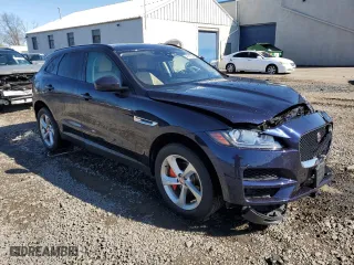 2018 Jaguar F-PACE 25t Premium with VIN SADCJ2FX9JA254722, listed as a Copart auction lot 49597085 with 84,668 mi miles and Salvage Title. Bid and sale history available at carsss.com. Image 4.
