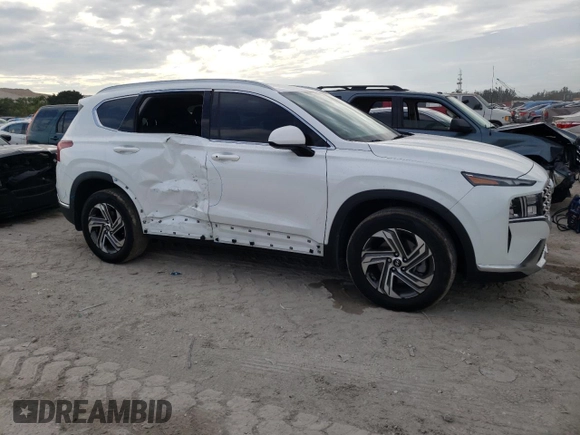 2022 Hyundai Santa Fe SEL with VIN 5NMS24AJXNH434726, listed as a Copart auction lot 38136643 with 19,168 mi miles. Bid and sale history available at carsss.com. Image 4.
