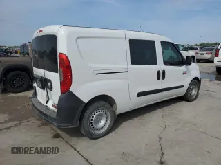 2017 Ram ProMaster City Cargo Tradesman with VIN ZFBERFAB2H6E12028, listed as a Copart auction lot 50894335 with 93,474 mi miles and Salvage Title. Bid and sale history available at carsss.com. Image 3.