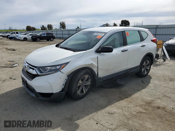 2017 Honda CR-V LX with VIN 2HKRW6H37HH205112, listed as a Copart auction lot 45065765 with 39,927 mi miles and Salvage Title. Bid and sale history available at DreamBid. Image 1.