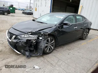 2023 Nissan Maxima SV z VIN 1N4AA6CV5PC510872, wystawiony jako Copart lot #49729095 z przebiegiem 51 470 mil mil oraz Szkoda całkowita • Salvage title. Historia ofert i sprzedaży dostępna na DreamBid. Obrazek 1.