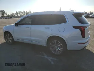 2022 Cadillac XT6 Premium Luxury with VIN 1GYKPFRS5NZ125360, listed as a Copart auction lot 45431165 with 47,511 mi miles and Salvage Title. Bid and sale history available at carsss.com. Image 2.