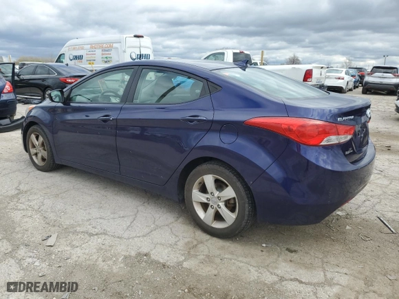 2012 Hyundai Elantra GLS PZEV with VIN 5NPDH4AE9CH099047, listed as a Copart auction lot 54048935 with 130,546 mi miles and Clean Title. Bid and sale history available at carsss.com. Image 2.