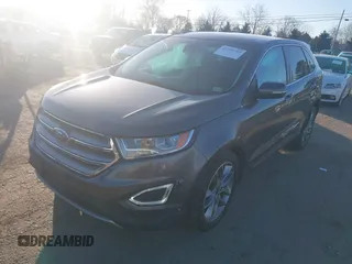 2015 Ford Edge Titanium with VIN 2FMPK4K87FBB77277, listed as a IAAI auction lot 41795760 with 164,844 mi miles. Bid and sale history available at carsss.com. Image 17.