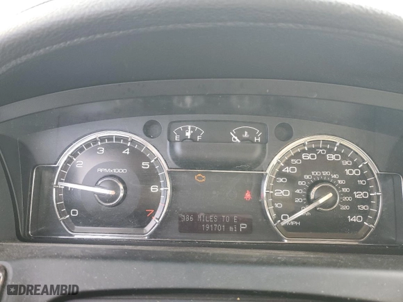 2009 Lincoln MKS with VIN 1LNHM93R19G605506, listed as a Copart auction lot 88776555 with 191,701 mi miles and Salvage Title. Bid and sale history available at carsss.com. Image 9.