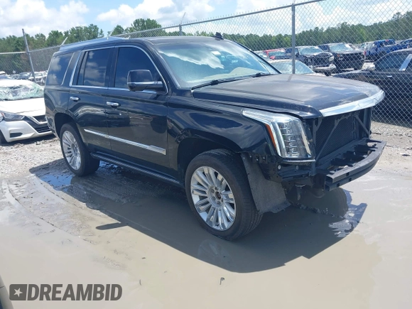 2019 Cadillac Escalade Platinum with VIN 1GYS4DKJ9KR138333, listed as a IAAI auction lot 42523430 with 104,787 mi miles and . Bid and sale history available at DreamBid. Image 1.
