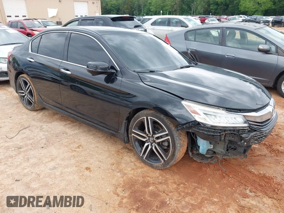 2016 Honda Accord Touring with VIN 1HGCR3F90GA012715, listed as a IAAI auction lot 42399280 with 140,786 mi miles and . Bid and sale history available at DreamBid. Image 1.