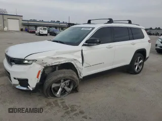 2021 Jeep Grand Cherokee Limited with VIN 1C4RJKBG6M8179727, listed as a Copart auction lot 48966085 with 37,831 mi miles and Salvage Title. Bid and sale history available at DreamBid. Image 1.