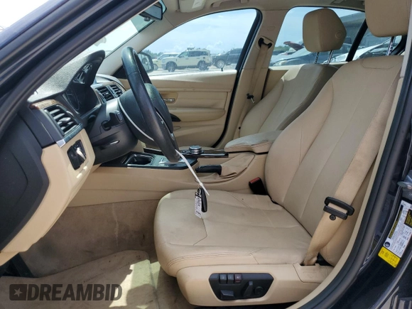 2015 BMW 3 Series 328i with VIN WBA3A5G55FNS83562, listed as a Copart auction lot 63014885 with 85,955 mi miles and Non repairable. Bid and sale history available at DreamBid. Image 7.