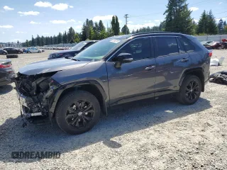 2024 Toyota RAV4 Hybrid XSE with VIN JTME6RFV2RJ047582, listed as a Copart auction lot 63658395 with 26,345 mi miles and Salvage title. Bid and sale history available at DreamBid. Image 1.