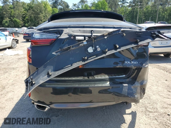 2017 Lexus RX with VIN 2T2ZZMCA6HC080006, listed as a Copart auction lot 52738015 with 96,033 mi miles and Salvage Title. Bid and sale history available at carsss.com. Image 6.