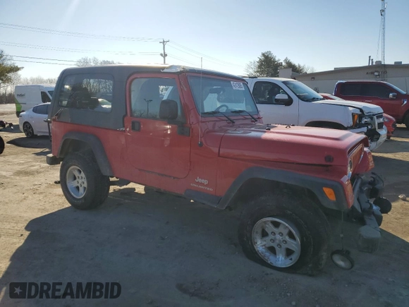 2005 Jeep Wrangler Unlimited with VIN 1J4FA44SX5P353588, listed as a Copart auction lot 42412885 with 72,863 mi miles and Salvage Title. Bid and sale history available at carsss.com. Image 4.
