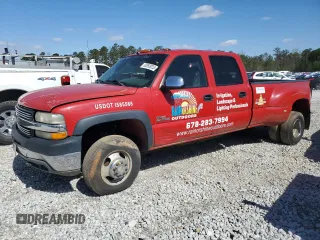 2002 Chevrolet Silverado 3500 LT with VIN 1GCJK331X2F129366, listed as a Copart auction lot 50053925 with 0 mi miles and Clean Title. Bid and sale history available at carsss.com. Image 1.