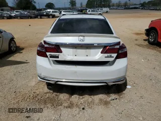 2017 Honda Accord Touring with VIN 1HGCR3F93HA005470, listed as a Copart auction lot 52021605 with Not provided miles and Salvage title. Bid and sale history available at DreamBid. Image 6.
