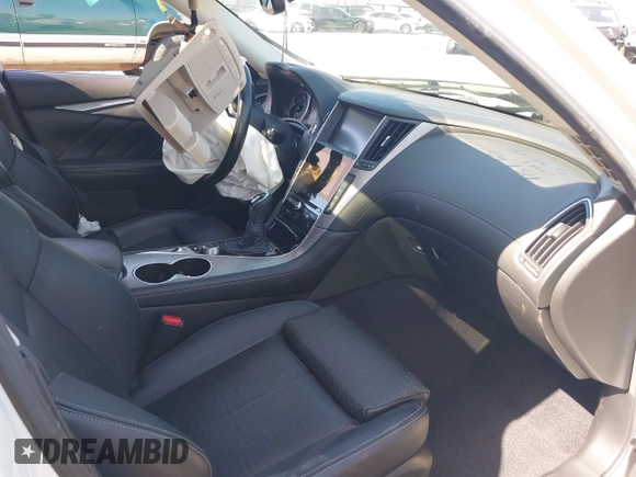 2018 Infiniti Q50 Luxe with VIN JN1EV7APXJM357078, listed as a IAAI auction lot 42316830 with 48,071 mi miles and . Bid and sale history available at DreamBid. Image 5.