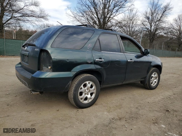 2001 Acura MDX Touring Pkg with VIN 2HNYD18841H528719, listed as a Copart auction lot 49871935 with 188,519 mi miles and Salvage Title. Bid and sale history available at carsss.com. Image 3.