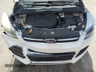 2013 Ford Escape Titanium with VIN 1FMCU0J95DUB50842, listed as a Copart auction lot 64188065 with 99,302 mi miles and Salvage title. Bid and sale history available at DreamBid. Image 12.