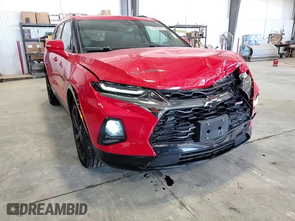 2021 Chevrolet Blazer RS with VIN 3GNKBKRS6MS565619, listed as a Copart auction lot 54439495 with 46,046 mi miles and Salvage title. Bid and sale history available at DreamBid. Image 11.