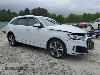 2023 Audi Q7 Premium Plus with VIN WA1LXBF72PD008932, listed as a Copart auction lot 57758555 with Not provided miles and Salvage title. Bid and sale history available at DreamBid. Image 4.