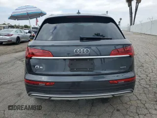 2021 Audi Q5 Prestige with VIN WA1CAAFY3M2062221, listed as a Copart auction lot 55538025 with 55,573 mi miles and Salvage title. Bid and sale history available at DreamBid. Image 6.