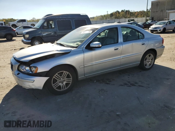 2007 Volvo S60 2.5L Turbo with VIN YV1RS592472641776, listed as a Copart auction lot 74963384 with 156,467 mi miles and Salvage Title. Bid and sale history available at carsss.com. Image 1.