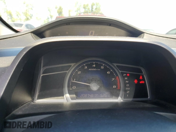 2006 Honda Civic EX with VIN 2HGFG12886H534206, listed as a Copart auction lot 55873935 with 208,748 mi miles and Clean Title. Bid and sale history available at DreamBid. Image 9.