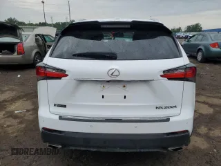2016 Lexus NX 200t with VIN JTJBARBZ8G2052509, listed as a Copart auction lot 60230935 with 50,185 mi miles and Clean title. Bid and sale history available at DreamBid. Image 6.