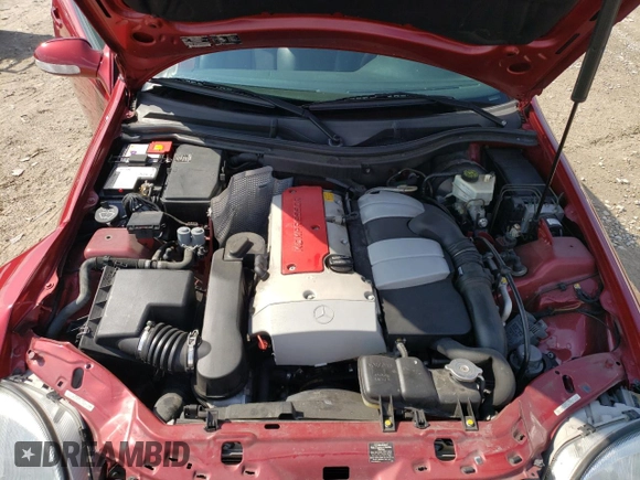 2002 Mercedes-Benz SLK-Class 2.3L Kompressor with VIN WDBKK49F32F243947, listed as a Copart auction lot 68308554 with 60,116 mi miles and Salvage Title. Bid and sale history available at carsss.com. Image 11.