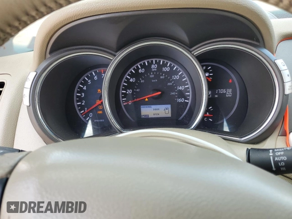 2012 Nissan Murano SL with VIN JN8AZ1MW1CW200695, listed as a Copart auction lot 71716334 with 170,638 mi miles and Salvage Title. Bid and sale history available at carsss.com. Image 9.