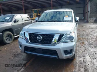 2020 Nissan Armada Platinum with VIN JN8AY2NF6L9360609, listed as a IAAI auction lot 41317857 with 142,243 mi miles. Bid and sale history available at carsss.com. Image 12.