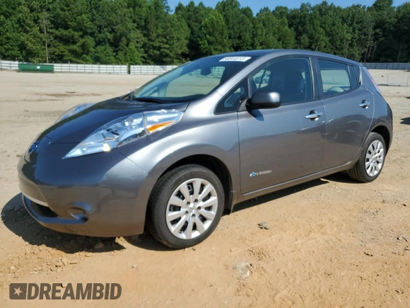 2015 Nissan LEAF SV with VIN 1N4AZ0CP8FC331957, listed as a Copart auction lot 58844613 with 78,691 mi miles. Bid and sale history available at carsss.com. Image 1.